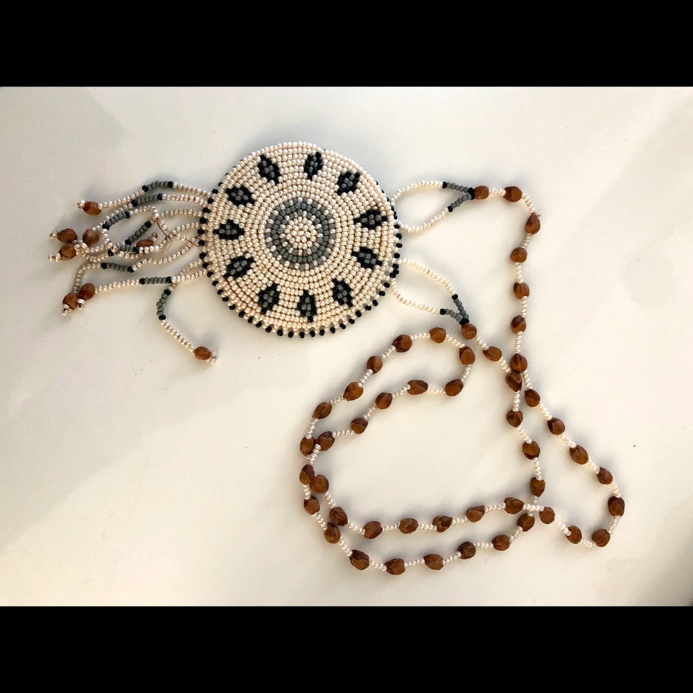 Mexican beaded necklace.